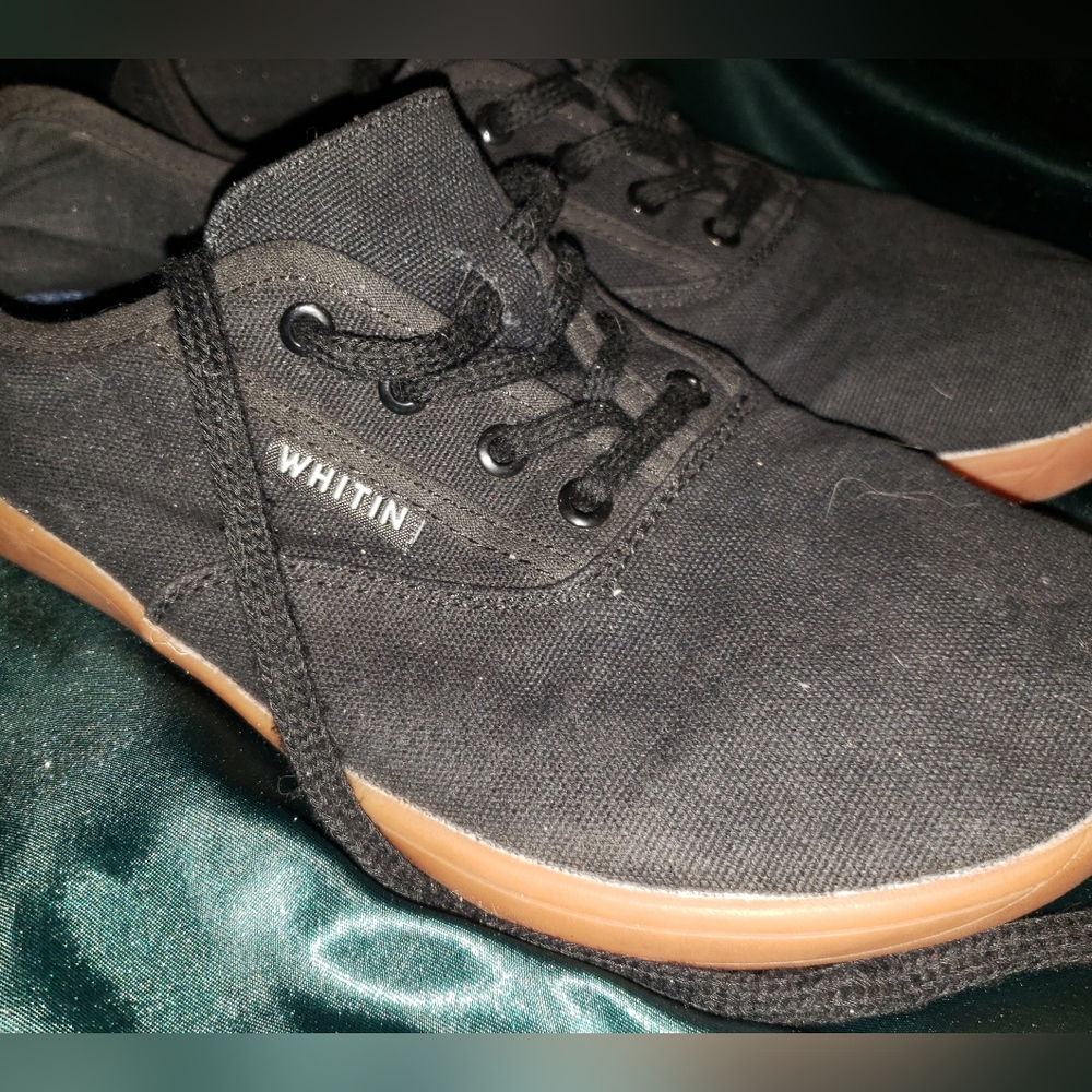 WHITIN Men's Wide Canvas Barefoot Sneakers | Zero Drop Sole | Minimalist Size 7* - Picture 3 of 11